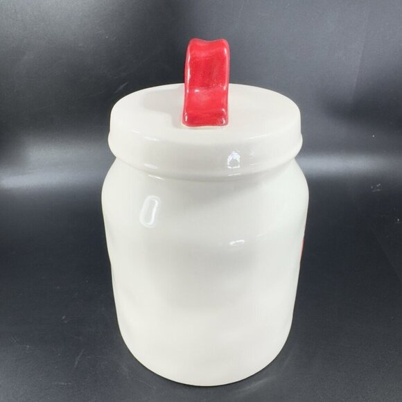 Rae Dunn Artisan Collection Nuts Christmas Canister Jar Container Ceramic W Lid - Picture 11 of 13